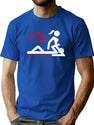 Enjoy Life Eat Out More Often Premium Heavyweight Cotton T-Shirt - Blue