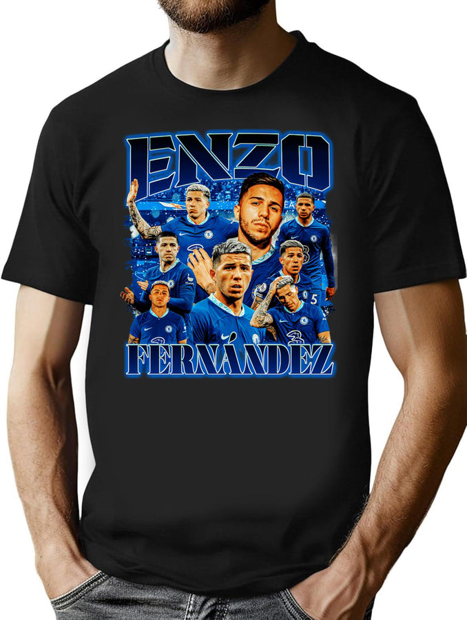 Enzo Fernandez Bootleg Bootleg Graphic T-Shirt - Black