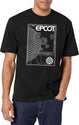 Epcot Center Black T-Shirt - White