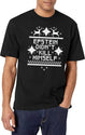 Epstein Didn't Kill Himself Ugly Christmas Sweater Black T-Shirt - White