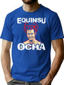 Equinsu Ocha - White Devil T-Shirt for Men & Women, T-Shirts Graphic Tee - Blue
