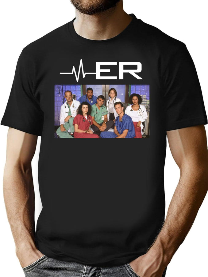 Er Tv Show Premium Heavyweight Cotton T-Shirt - Black