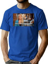 Erika Jayne T-Shirt for Men & Women, T-Shirts Graphic Tee - Blue