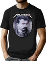 Errico Malatesta Bootleg Style Design Bootleg Graphic T-Shirt - Black
