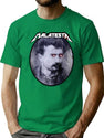 Errico Malatesta Bootleg Style Design Bootleg Graphic T-Shirt - Green