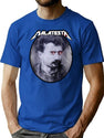 Errico Malatesta Bootleg Style Design Bootleg Graphic T-Shirt - Blue