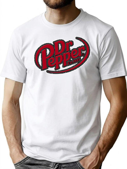 Est 1885 Dr Pepper Premium Heavyweight Cotton T-Shirt - Black