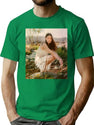 Ethel Cain (2) Premium Heavyweight Cotton T-Shirt - Green