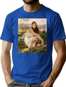 Ethel Cain (2) Premium Heavyweight Cotton T-Shirt - Blue