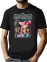 Eva Elfie Face Cute Vintage 80S Bootleg Design Bootleg Graphic T-Shirt - Black