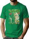 Eva Elfie Vintage 80S Bootleg Design Bootleg Graphic T-Shirt - Green
