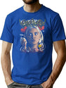 Eva Elfie Vintage 80S Bootleg Design Bootleg Graphic T-Shirt - Blue