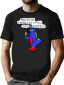 Even I'M Terrified Bootleg Graphic T-Shirt - Black
