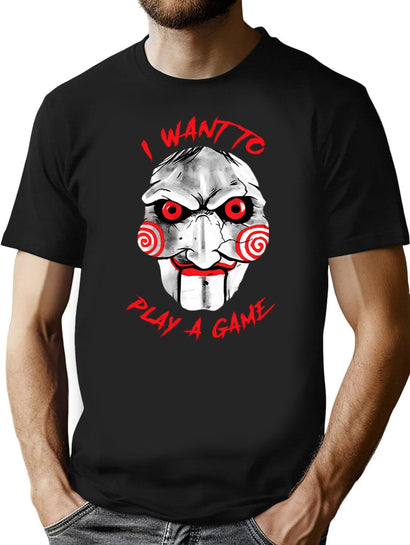 Evil Clown Killer Horror Logo T-Shirt for Men & Women, T-Shirts Graphic Tee - Black