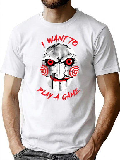 Evil Clown Killer Horror Logo T-Shirt for Men & Women, T-Shirts Graphic Tee - Black
