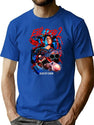 Evil Dead 2 Groovy Premium Heavyweight Cotton T-Shirt - Blue