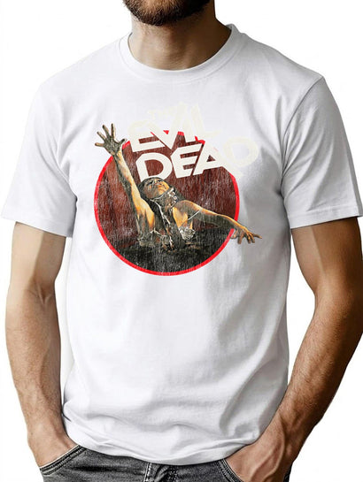 Evil Dead Worn Out T-Shirt for Men & Women, T-Shirts Graphic Tee - Black