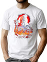 Evil Terrifying Clown T-Shirt for Men & Women, T-Shirts Graphic Tee - White
