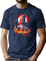 Evil Terrifying Clown T-Shirt for Men & Women, T-Shirts Graphic Tee - Navy