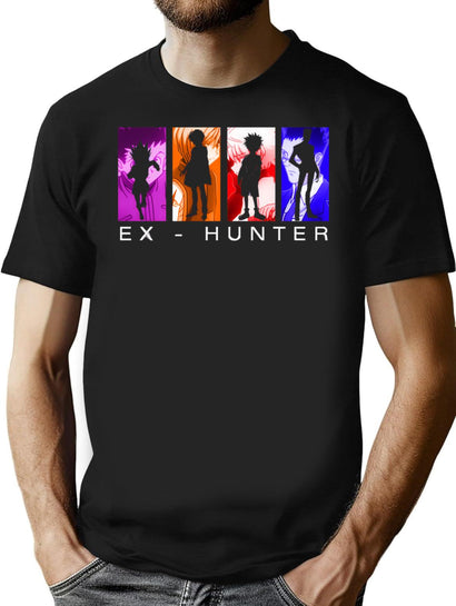 Ex - Hunter T-Shirt T-Shirt for Men & Women, T-Shirts Graphic Tee - Black