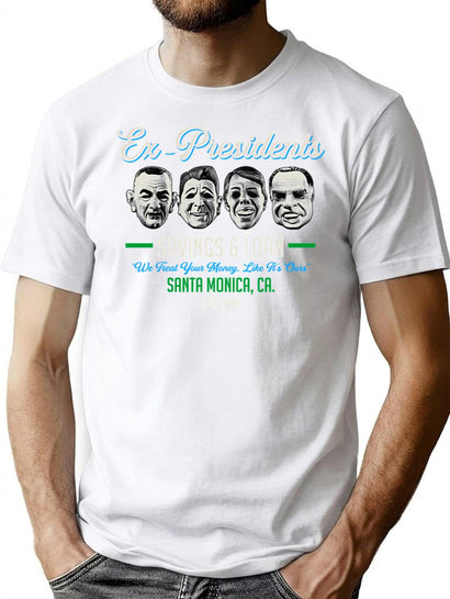 Ex Presidents Savings And Loans Dks T-Shirt for Men & Women, T-Shirts Graphic Tee - Black