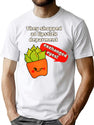 Exchanged Eyes Bad Translation Bootleg Graphic T-Shirt - White