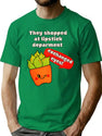 Exchanged Eyes Bad Translation Bootleg Graphic T-Shirt - Green