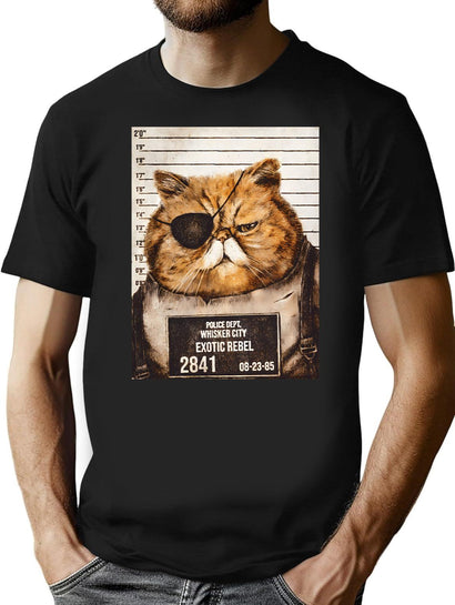Exotic Rebel T-Shirt for Men & Women, T-Shirts Graphic Tee - Black