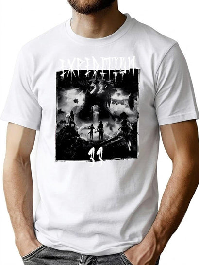 Expedition 33 Videogame Inspired Metal Band T-Shirt for Men & Women, T-Shirts Graphic Tee - Black