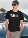 Exploding Kittens Black T-Shirt - Navy