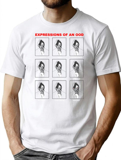 Expressions Of An Ood T-Shirt for Men & Women, T-Shirts Graphic Tee - Black