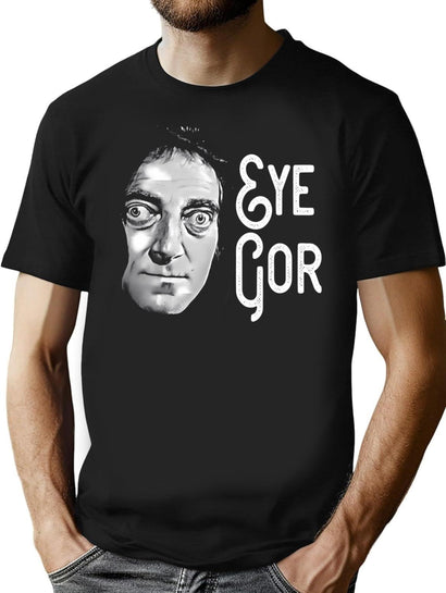 Eyegor T-Shirt for Men & Women, T-Shirts Graphic Tee - Black