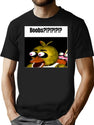 FNAF Bonnie Balls Premium Heavyweight Cotton T-Shirt - Black