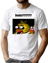 FNAF Bonnie Balls Premium Heavyweight Cotton T-Shirt - White