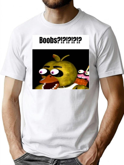 FNAF Bonnie Balls Premium Heavyweight Cotton T-Shirt - Black