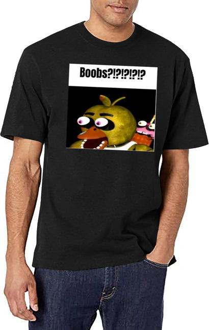 Fnaf Bonnie Balls Meme Black T-Shirt - Black