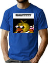 FNAF Bonnie Balls Premium Heavyweight Cotton T-Shirt - Blue