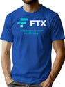FTX Risk Management Department Fun Idea Premium Heavyweight Cotton T-Shirt - Blue