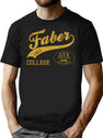 Faber College Tail From Animal House Worn T-Shirt for Men & Women, T-Shirts Graphic Tee - Black
