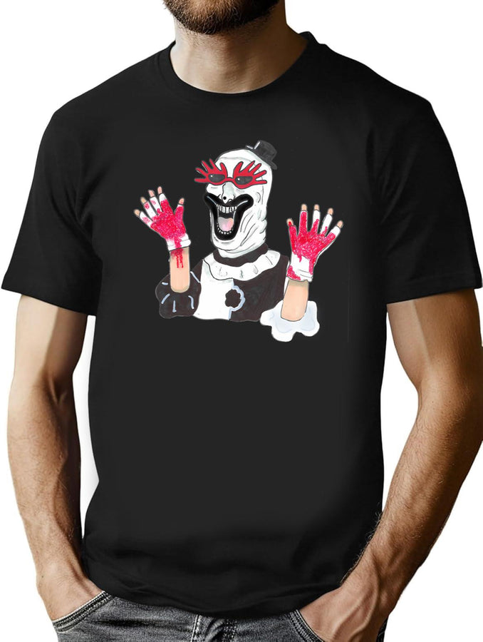 Fabulous Clown T-Shirt for Men & Women, T-Shirts Graphic Tee - Black