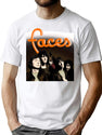 Faces Classic T-Shirt for Men & Women, T-Shirts Graphic Tee - White