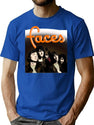 Faces Classic T-Shirt for Men & Women, T-Shirts Graphic Tee - Blue