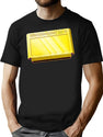 Famiclone Cartridge Yellow Bootleg Graphic T-Shirt - Black