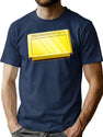 Famiclone Cartridge Yellow Bootleg Graphic T-Shirt - Navy