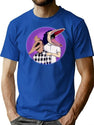 Family Portrait Of The Recently Deceased T-Shirt for Men & Women, T-Shirts Graphic Tee - Blue
