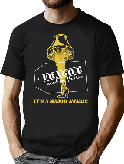 Famous Leg Lamp T-Shirt for Men & Women, T-Shirts Graphic Tee - Black
