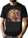 Famous Yellow Family Walk In The Street T-Shirt for Men & Women, T-Shirts Graphic Tee - Black