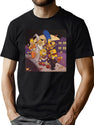 Famous Yellow Family Walk In The Street T-Shirt for Men & Women, T-Shirts Graphic Tee - Green