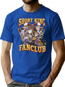 Fanclub Lucifer Short King Shirt Hazbin Hotel Characters Tshirt	Hazbin Hotel C Premium Heavyweight Cotton T-Shirt - Blue