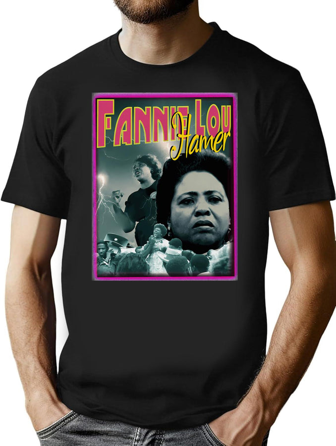 Fannie Bootleg Style For Fans Bootleg Graphic T-Shirt - Black